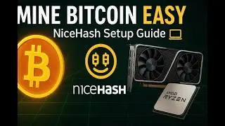 Mine Bitcoin with NiceHash on ANY PC | RTX 3070 + Ryzen 5 5600X Tutorial