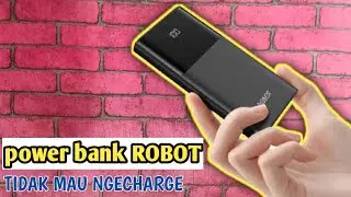 cara memperbaiki power bank ROBOT || ganti batre