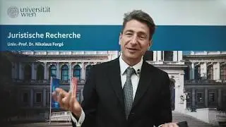 Historische Auslegung (Teil 1/3) - Vorlesung von Univ.-Prof. Dr. Nikolaus Forgó