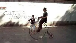 biciclo penny farthing bicycle 1890 donati - franco brambati pavia