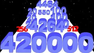 Number Master (vs) 2048 Number Rush - (Number Rush Infinity) Max Level Game