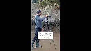3 Tripod Tips for FASTER Photos 📸  #shorts