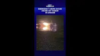 Drone Strike Hits Turkish Tanker At Ukraine's Izmail Port, Sparking Fire And Romanian Evacuations