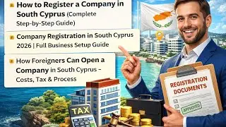 How to Register a Business in South Cyprus (Cyprus) | Process, Costs & Advantages.