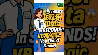 🔍 &ldquo;Compare Excel Data in SECONDS! VBA Magic You Didn&rsquo;t Know!&rdquo; #excel #exceltricks