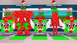 I Opened 1000 CHRISTMAS Lucky Blocks and Got THIS...