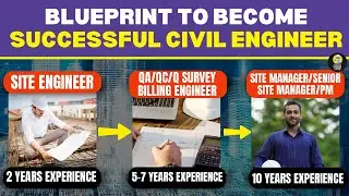 ROADMAP to Become a Successful Civil Engineer || Salary, Career ||