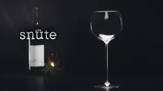 Snute Long Stem Wine Glasses for Red Wine or White Wine - Set of 2 - Premium Crystal Clear Glass