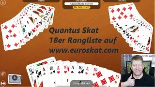 Skat 18er Rangliste Endlich mal wieder gute Karten !!!