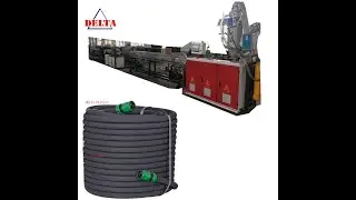 water leaky rubber powder irrigation pipe  production line
