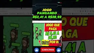 NOVO JOGO NFT GRATIS PAGANDO R$ 2,41 A 28,92