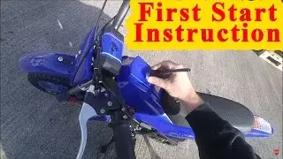 Mini Dirt Bike - First Start Instructions - Pocketbike 50cc DS67 from Nitro Motors