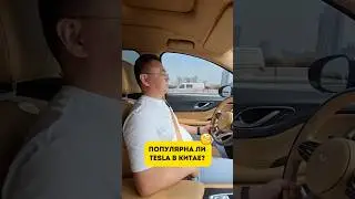 Популярна ли TESLA в Китае?💥#китайцы #жизньвкитае #тесла #tesla #китайцыжгут