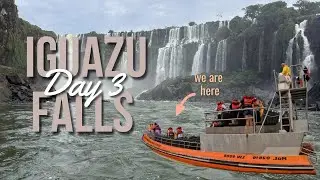 We Took a Boat Ride Through Iguaz&uacute; Falls (Day3)