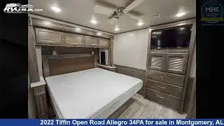 Spectacular 2022 Tiffin Open Road Allegro Class A RV For Sale in Montgomery, AL | RVUSA.com