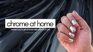 Silver Chrome Nail Powder | 2 Minute Nail Art Tutorial | I Love My Polish India