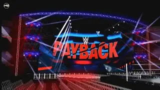 WWE Payback 2023 stage animation+opening pyro.