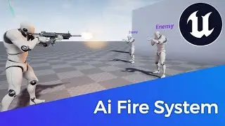 Find Nearest Enemy | Advance AI System On Unreal Engine 4 | 4.27.2 Full Blueprint Code Ai vs Ai UE4