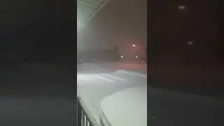 Toronto Snow Storm Intensifies as we go into the overnight.  Almost impossible driving conditions.