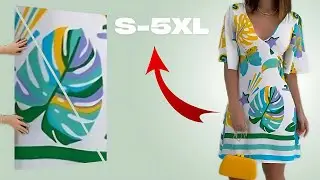 VERY EASY Most Wanted Dress Pattern | Simple, Chic & Beginner Friendly