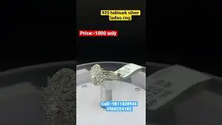 925 hallmark silver ladies ring #sunarworld #trendingshorts #viral #shorts #youtubeshorts #trending