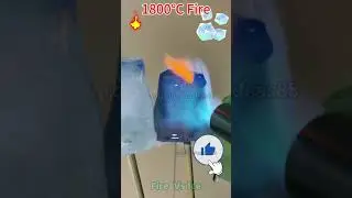 Powerful Lighter vs     ice  #Fire #shorts