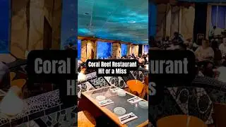 Is Coral Reef at Epcot actually bad? Or just underrated?🐟🍽️ #disneyfood #disneyfoodie #disneyeats
