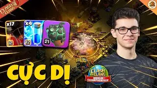 Dark Stars Made Lavaloon Great and Swag 2 spells in TH17 World Championship Clash of clans