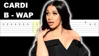 Cardi B - WAP feat. Megan Thee Stallion (Easy Guitar Tabs Tutorial)