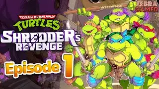 НОВАЯ игра TMNT! — Teenage Mutant Ninja Turtles: Shredder's Revenge Часть 1 — Эпизод 1 и 2! Леона...