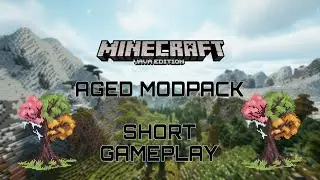 Minecraft Aged Modpack Review & Short gameplay for 1.20.1 (Read Desc) 
