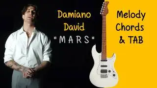 Damiano David - MARS #giutar, chords, TAB