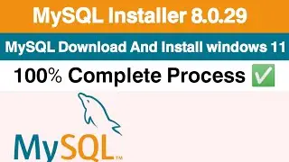 MySQL Installer 8.0.29 || MySQL Installer for Windows || MySQL Community Downloads || MySQL Download