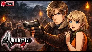 😱 ESSE TERROR N&Atilde;O ENVELHECE! | Resident Evil 4 HD AO VIVO 🧟&zwj;♂️