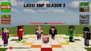 LASSI SMP S2 FOR EVERYONE CRAFTING AND BUILDING,PE,JAVA,BEDROCK | LASSI SMP SEASON 2 | IMGAMERAJAY