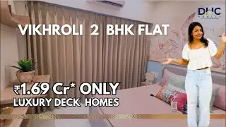 Meadows83 at Vikhroli West 2 BHK Balcony Flat Tour |Nearing Possession Flats Near Vikhroli Station |