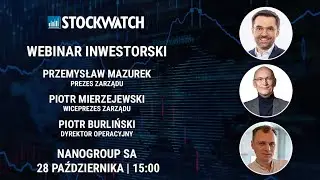 Prezentacja inwestorska NanoGroup SA (28 października o 15:00)