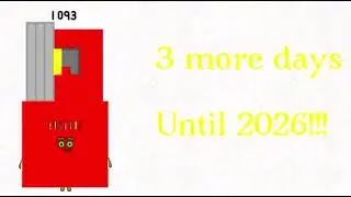 Days of 2025 Numberblocks band (December 28) | 3 more days until 2026!!!