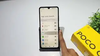 How to disable background running apps in poco c71 | poco c71 auto launch apps kaise band kare