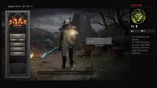 DragonTwin0's Live PS4 Broadcasting Diablo 2  hell difficulty