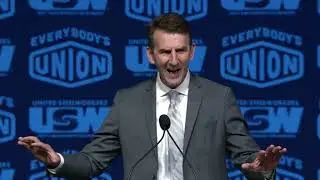 U.S. Congressman Frank Mrvan at USW Convention