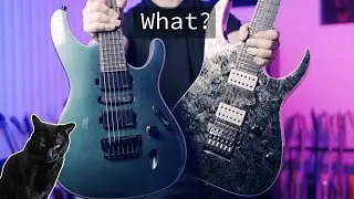 Сравнение форм корпуса Ibanez RG и S | Гитары с выгнутой и плоской верхней декой