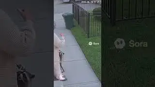SORA 2 &ndash; Ultra-Realistic CCTV AI Video: Grandma Fights Off a Raccoon 🦝👵 (Looks 100% Real)