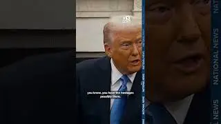 President Trump speaks on hostage deadline given to Hamas