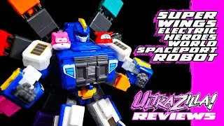 SUPER WINGS ELECTRIC HEROES 3-IN-1 TRANSFORMING WORLD SPACEPORT ROBOT | Review 2516