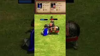 Elite Teutonic Knight vs Elite Boyar (AoE2) #Shorts
