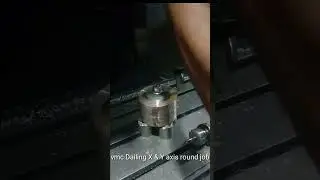 vmc machine setting  dailing process | vmc programs | vmc settings X and Y Axis  | round job video|