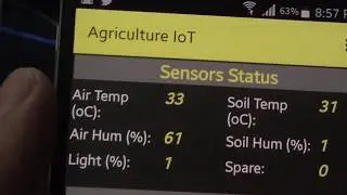 Agriculture based on IoT demo (Arduino ESP-01 + ThingsSpeak  + MIT APP INVENTOR2)