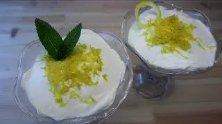 Mousse de limão 🍋 Sobremesa rápida !!! (3 ingredientes)