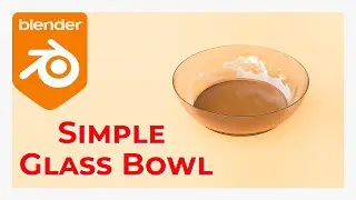 How to model a simple glass bowl under 2 minutes in blender